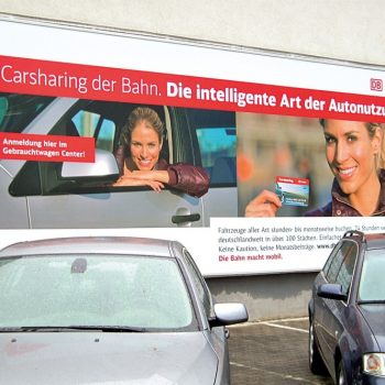 Plakatwerbung Deutsche Bahn