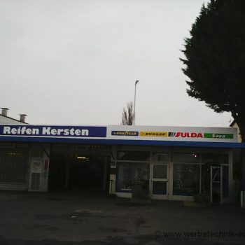Firmenschild Autohaus Hanau