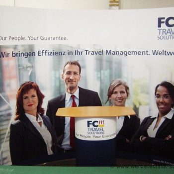 Messestand FCm Travel Solutions